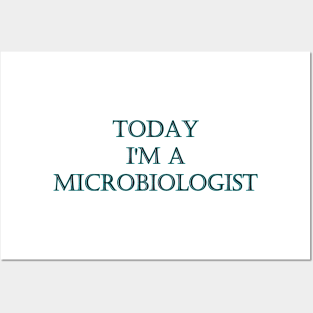 Funny One-Liner “Microbiologist” Joke Posters and Art